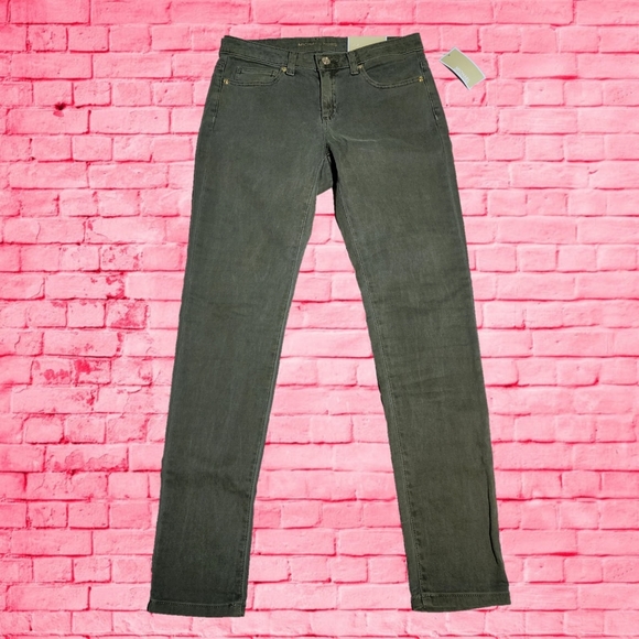 Michael Kors Izzy Skinny Jeans Safari Green Womens 6 - Picture 3 of 10
